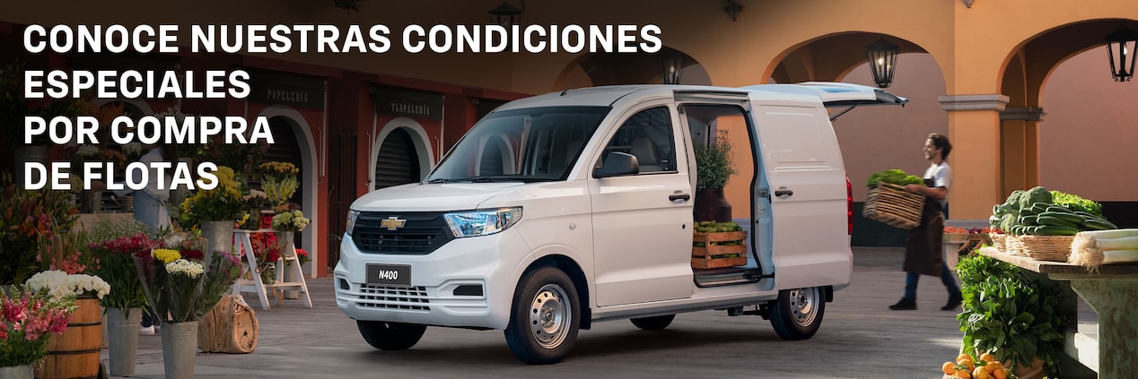 Excelente desempeño para el trabajo diario. Conoce la van Chevrolet N400 y consíguela con condiciones especiales por flota