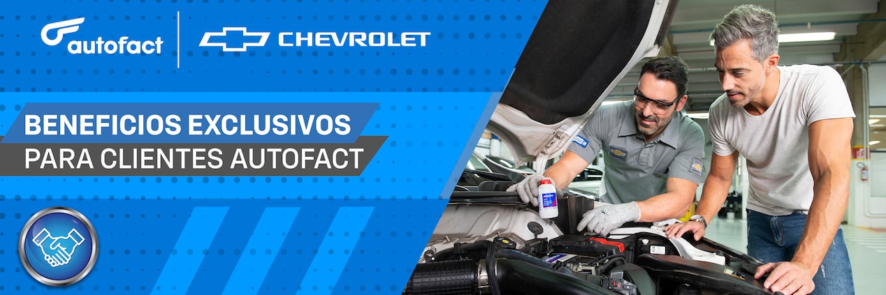 Obtén los beneficios exclusivos en mantención de tu usado Chevrolet en Autofact