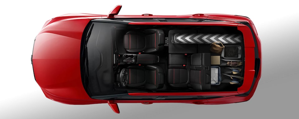 La SUV Chevrolet Blazer RS tiene amplia capacidad de carga en su maletero