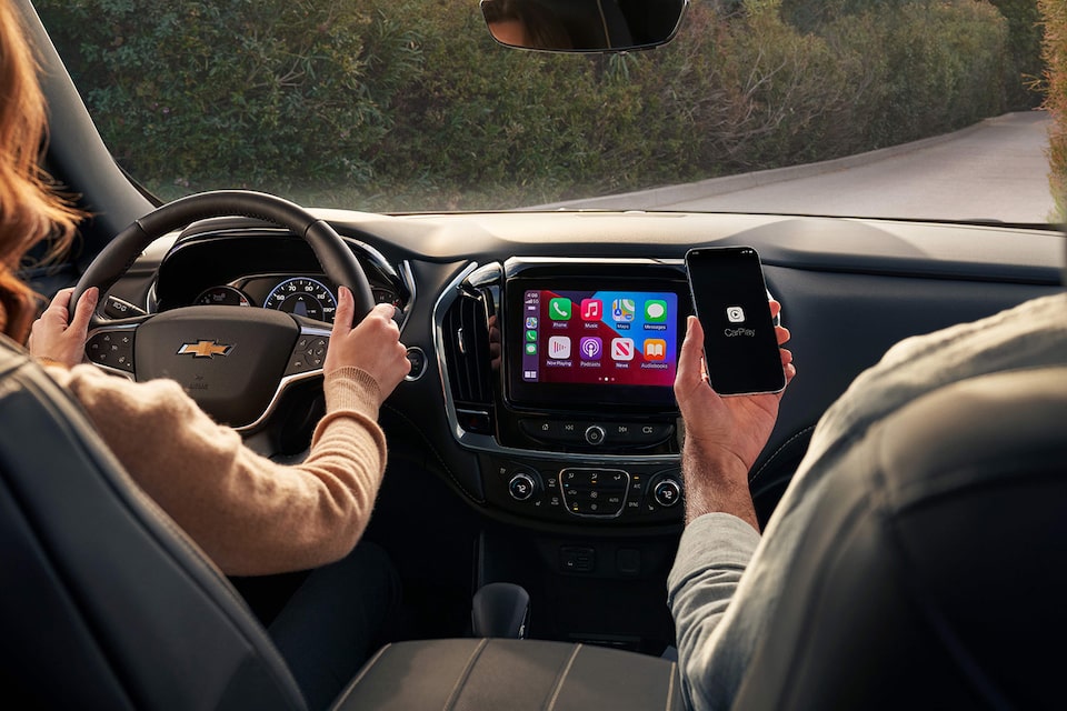 Compatibilidad del New Chevrolet Traverse con Apple CarPlay® y Android Auto™