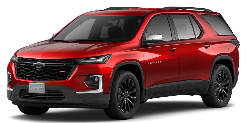 Compara la versión del New Chevrolet Traverse RS